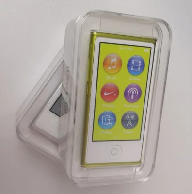 New! Apple iPod nano 8th Generation Yellow (16GB) MP3 Sealed Box - FREE SHIPPING - Image 1 of 4