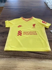 BABY INFANT NIKE Liverpool FC 2021/2022 9-12 Months YELLOW DB6265-704 - Picture 1 of 11