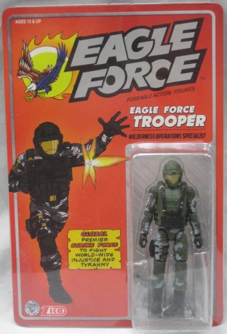 Eagle Force 4" (1/18 scale) Eagle Force Trooper Wilderness Ops MOC Cover