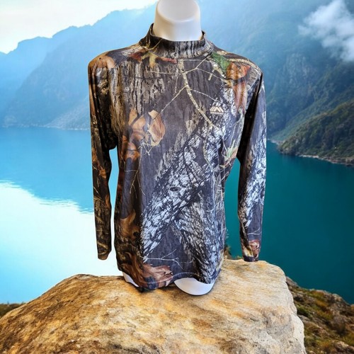 VETEMENTS Medalist Tg M Maglione Uomo Mimetica Manica Lunga Camicia Finto Collo