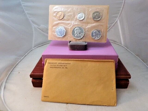 1960 U.S. PROOF SET - LARGE DATE -NICE SET  WITH ORIGINAL PACKING # C 2023 Cover