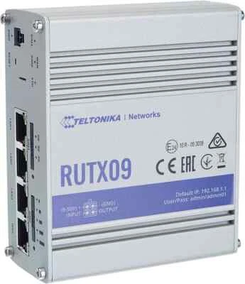 TELTONIKA LTE-A Cat6 cellular IoT Industrial Dual SIM Router RUTX09, UK version - Image 1 of 3