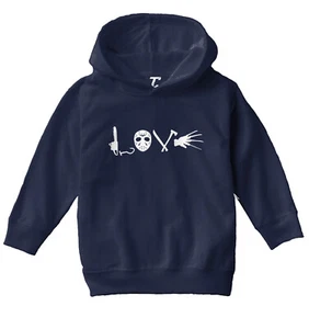 Love Horror Movie Icons - Halloween Slasher Toddler/Youth Hoodie - Picture 1 of 12