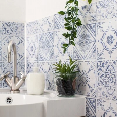 30.5cm x 30.5cm dc fix VINTAGE self adhesive waterproof vinyl wall tiles - Image 1 of 4