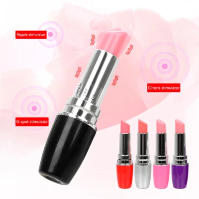 Mini Labiales Vibradores Impermeable Masaje Cuerpo Relajación para Mujer Regalo Negro EE. UU. Foto 1 de 4