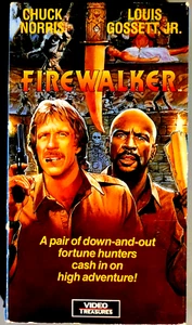 Firewalker (VHS, 1989)(Action) Chuck Norris, Louis Gossett, Jr.! - Picture 1 of 6