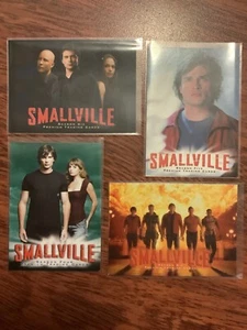 SMALLVILLE SEASON 4,5,6 PROMO CARDS 2005-08 INKWORKS SUPERMAN - Picture 1 of 2