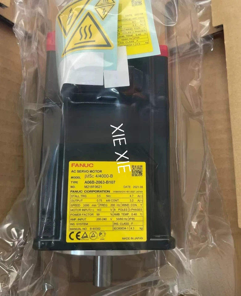 FANUC  A06B-2063-B107  Brand new  Ac Servo Motor  shipping  Via Fedex or DHL - Image 1 of 1