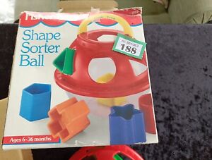 Vintage FISHER PRICE Shape Sorter Ball  Complete with all 6 Original Box 