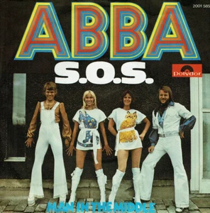 ABBA ‎– S.O.S. Vinyl, 7", 45 RPM, Single Stereo Germany 1975 VG+ ITEM* - Picture 1 of 3