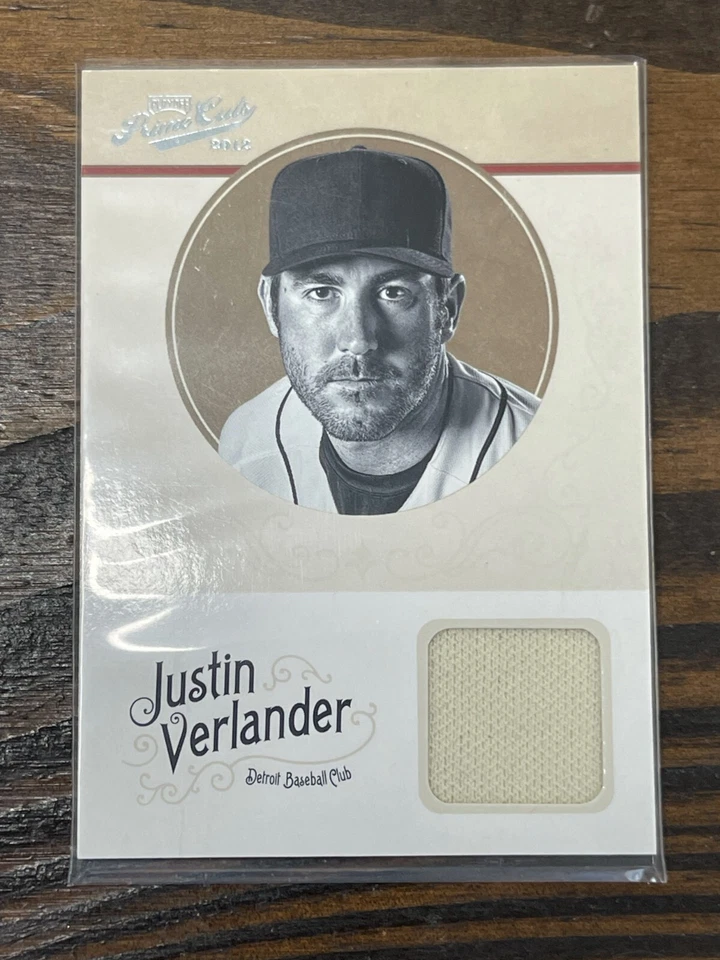 2012 Playoff Prime Cuts Justin Verlander #29 Detroit Tigers Sport Trading Card - Image 1 of 2