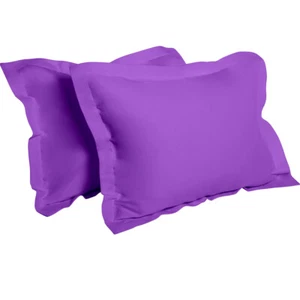 NTBAY Queen Pillow Shams Set of 2 100% Brushed Microfiber Soft Cozy - Picture 1 of 42