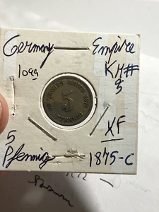 1875 C Germany 5 Pfennig - Picture 1 of 2