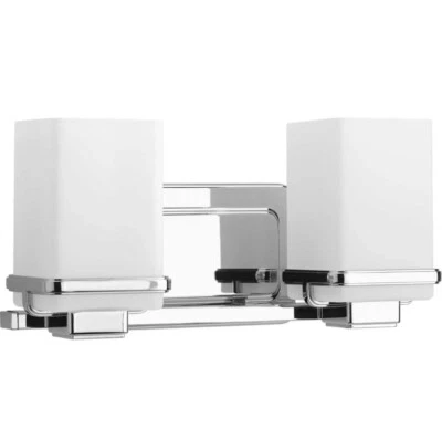 Progress Lighting Metric P2194 Bathroom Vanity Light Chrome *PARTS* - Image 1 of 4