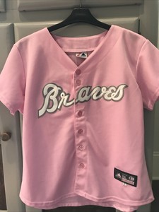pink braves jersey