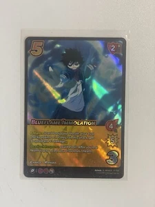 Lámina Blueflame Immolation 11/153 rara My Hero Academia Jet Burn Universus casi nueva - Imagen 1 de 1
