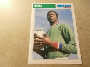 SALIF KEITA (MALI), RARE 1993 FOOTBALL ROOKIE CARD WORLD ELEVEN (JT29)