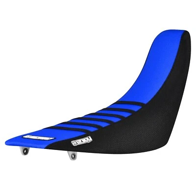 2000-2007 Honda XR 650R Gripper Seat Cover  BLACK/TM BLUE/BLACK ribs #414 - Image 1 of 4