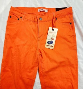 Judy Blue Womens Size 9 Skinny Cotton Twin Skinny Pants 28x31 Orange JB8512 -NWT - Picture 1 of 14