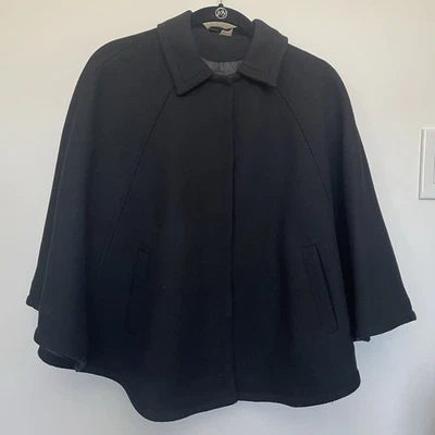 Capa negra H&M Dividida mujer talla 2 Whimsigoth Dark Academia gótica grunge punk Foto 1 de 4