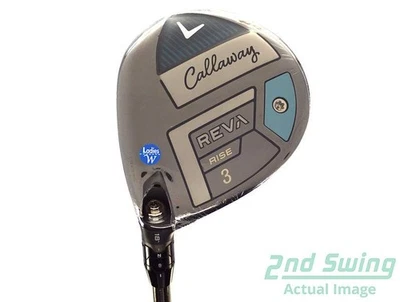 Mint Callaway Reva Rise Fairway Wood 3 Wood 3W 18° Graphite Ladies Left 42.25in - Image 1 of 4