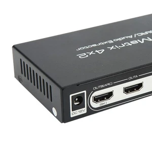 4 In 2 Out 2.1 8K With Audio Separation Support 8K60Hz 4K120Hz Supp SPC - Picture 1 of 12