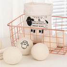 6pcs Natural Wool Dryer Balls Eco-Friendly Fabric Softener Reusable Set - NEW