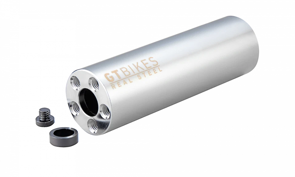Bicicleta BMX Clavijas GT REAL STEEL para ejes de 3/8" Y 14 mm (CADA UNO) - PLATEADA Foto 1 de 1
