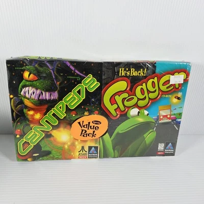New Sealed Vtg Hasbro Interactive CD-Rom Games Bundle Centipede & Frogger Win 95 - Image 1 of 4