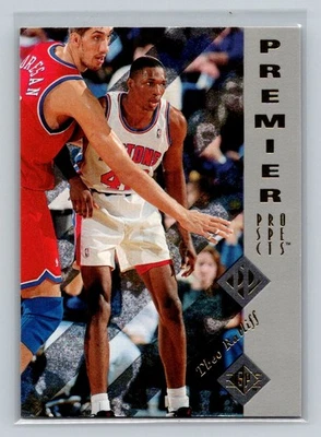 1995-96 SP Rookie RC #153 Theo Ratliff Detroit Pistons Basketball Card - Image 1 of 2