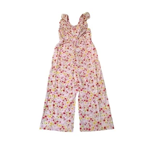 NWT Tea Collection Wandering Wildflowers Flutter Strap Jumpsuit Size 12 - Picture 1 of 5