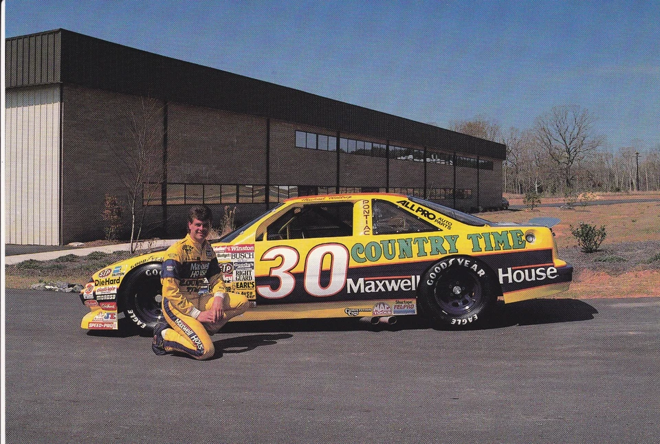 MICHAEL WALTRIP - POSTAL COUNTRY TIME/MAXWELL HOUSE PONTIAC GRAND PRIX 8" X 6" Foto 1 de 1