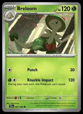 SV05: Temporal Forces #007/162 Breloom - Image 1 of 2