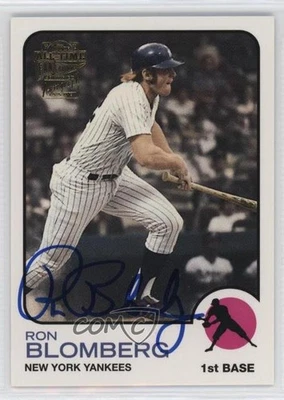 2005 Topps All-Time Fan Favorites Auto Ron Blomberg #FFA-RB Auto - Image 1 of 2