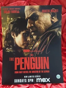 COLIN FARRELL HAND SIGNED AUTOGRAPHED 8X10 PHOTO THE PENGUIN BATMAN DC REAL COA - Picture 1 of 4