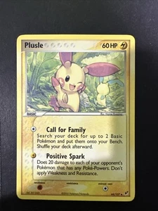 Pokemon TCG - Plusle 44/107 - EX Deoxy's LP - Picture 1 of 3