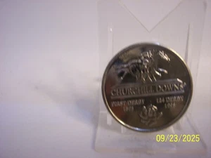 CHURCHHILL DOWNS KENTUCKY DERBY 1998 CHALLENGE COIN 124 DERBY SILVER COLOR - Picture 1 of 2