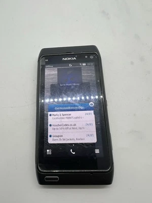 Nokia N8 Smartphone 16GB Black Tested Unit Only USB Charging Port Y2K - Image 1 of 4