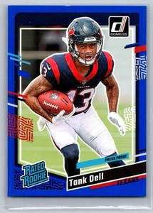 2023 Donruss Tank Dell Rated Rookie Press Proof Blue RC #341 Texans - Picture 1 of 2