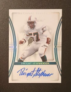 2023 National Treasures Dwight Stephenson Auto Holo Silver #25/25 Dolphins J1S - Picture 1 of 1