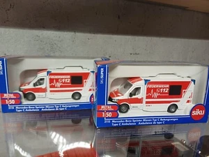 2 Siku MB Sprinter 2115 Miesen Rettungswagen, Ausführung 1 und 2 - Bild 1 von 3