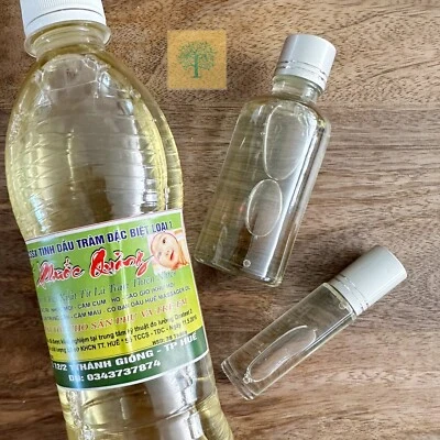 2bot x Dau Tram Hue Pure HUE Melaleuca Oil Tinh dau tram loai 1 Pure Cajuput Oil - Imagem 1 de 4