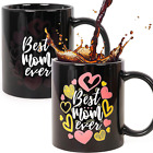 Gift for Mom, 11Oz Heated Color Changing Mugs, Ceramic Heat Sensitive Coffee Tea