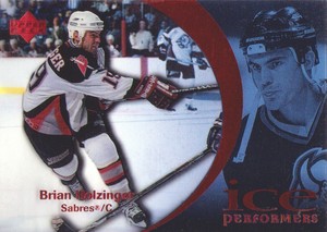 1997-98 Upper Deck Ice Hockey Parallel #19 Brian Holzinger Buffalo Sabres