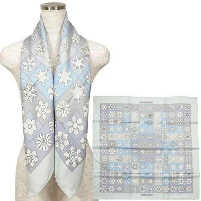 Hermes "FEUX DE L'HIVER" Carre 90 Silk 100% Scarf Vintage Rare Cleaned - Image 1 of 4