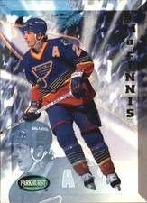 1995-96 Parkhurst International Blues Hockey Card #178 Al MacInnis