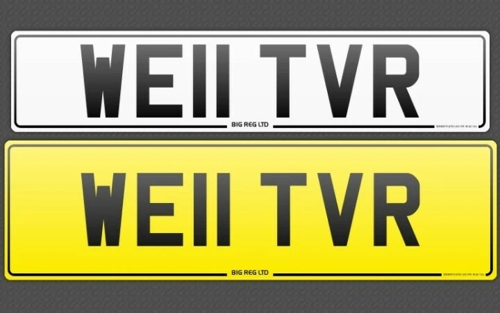 WELL WE11 TVR GRIFFITH HEADTURNER LLAMATIVO PLACA DE MATRÍCULA PRIVADA Foto 1 de 1
