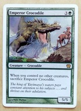 Emperor Crocodile-mtg ninth edition 9ed ex rare