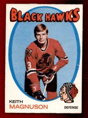 1971-72 O-Pee-Chee #69 Keith Magnuson DAMAGE - Image 1 of 2