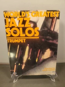 Worlds Greatest Jazz Solos - Trumpet Transcribed by Conte Candoli 1978 - Picture 1 of 6